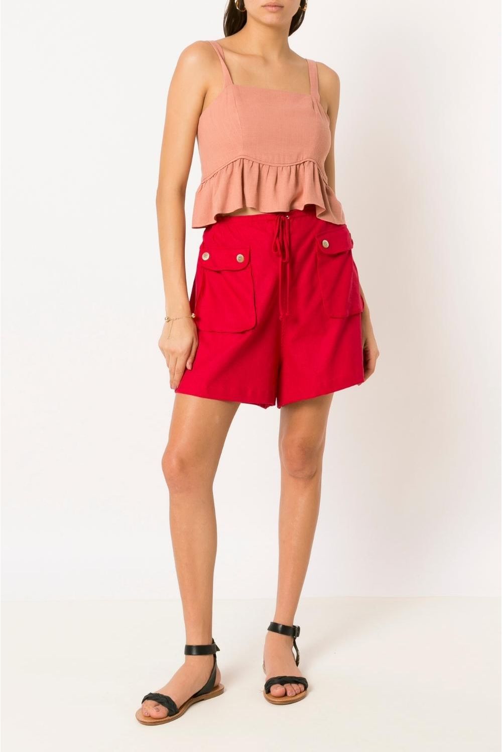 shorts-linen-vermelho-frente